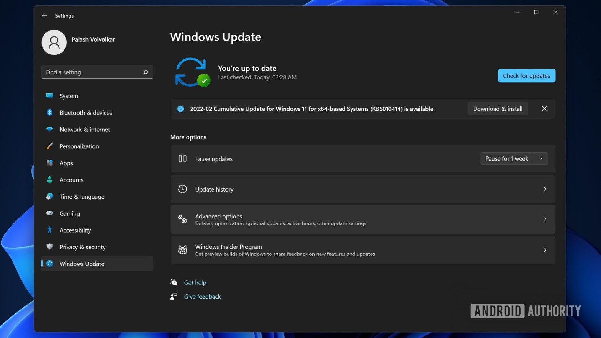 Actualización de Windows 11