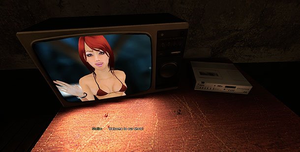 Para un televisor viejo y un reproductor de VHS, eso es algo de alta definición. Felicitaciones, tecnología retro.