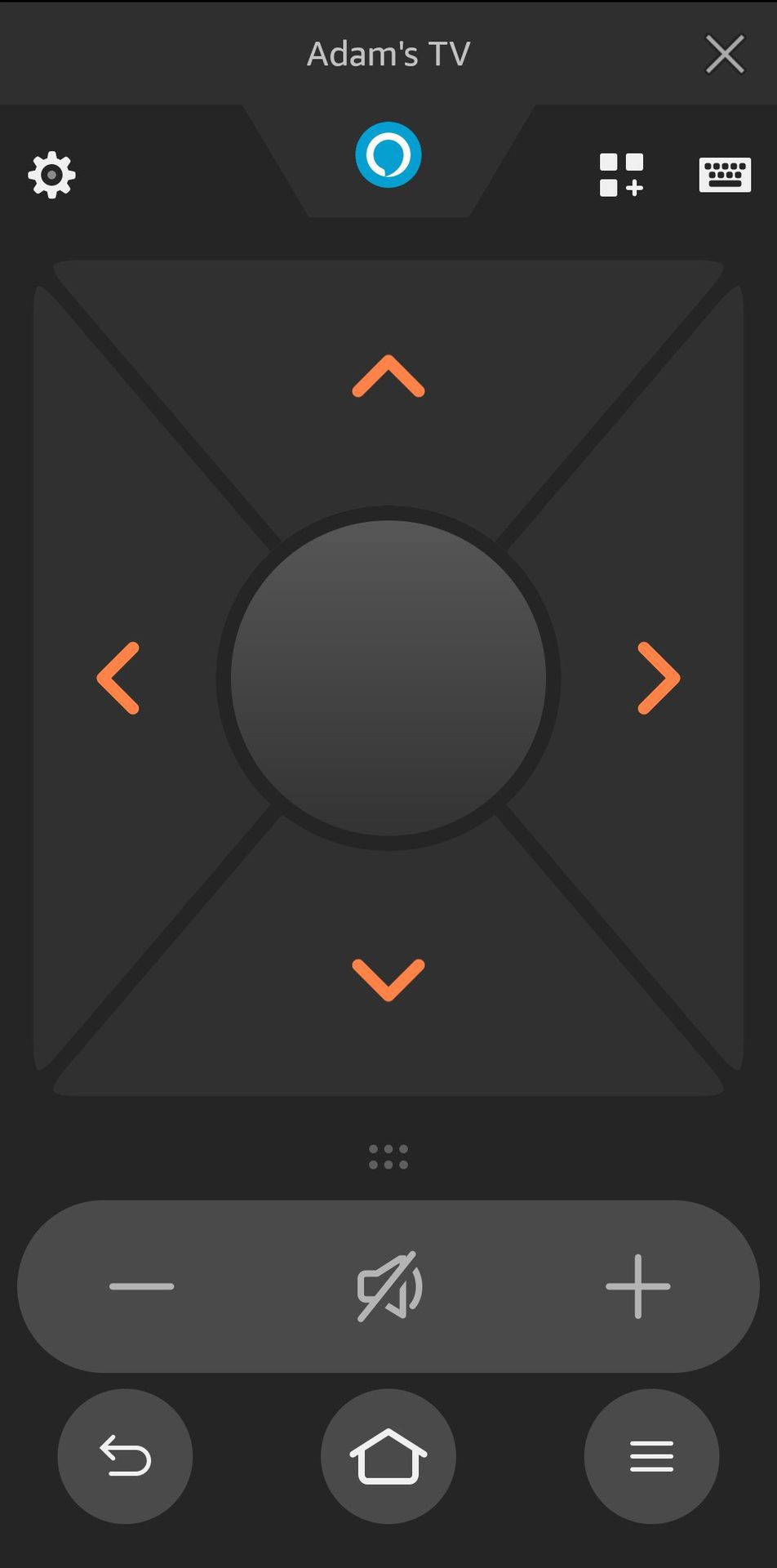 Control remoto móvil Amazon Fire TV