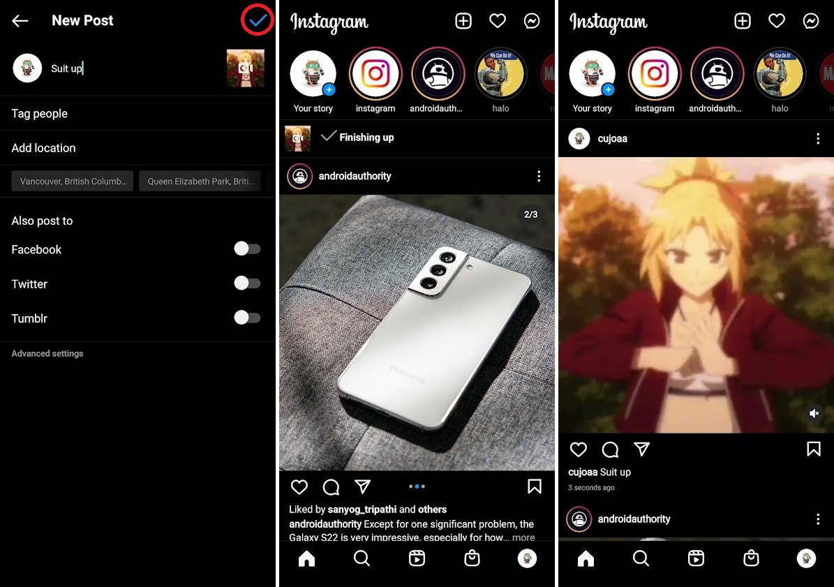 finaliza tu gif en instagram