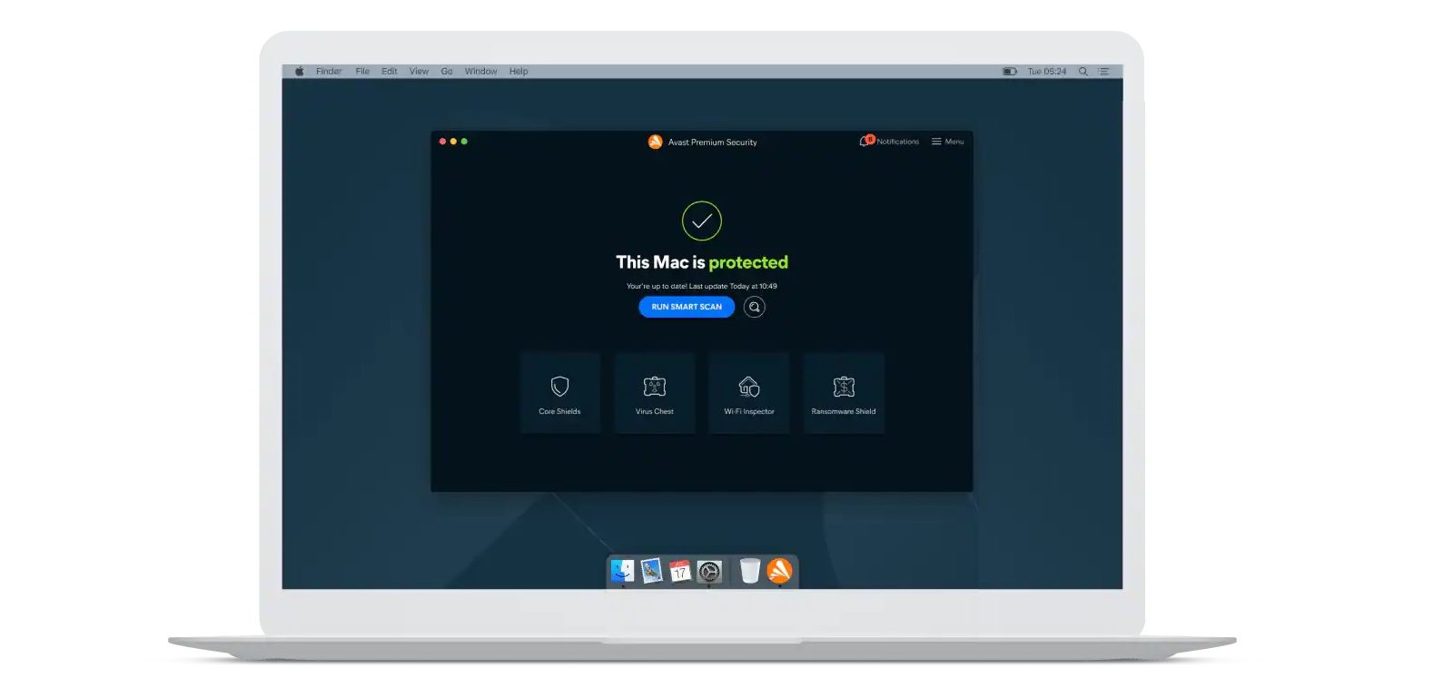 Seguridad premium de Avast