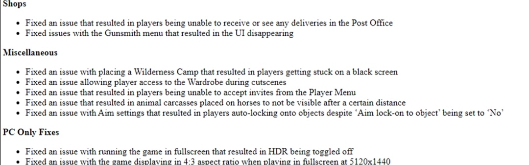 actualización del título en línea de red dead septiembre de 2022 2