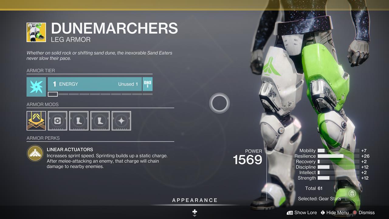 Corre rápido, golpea fuerte y encadena grandes daños a los enemigos con Dunemarchers.