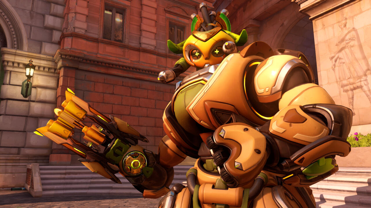 Orisa puede ser un tanque de ataque fuerte siempre que tenga el apoyo adecuado detrás de él.