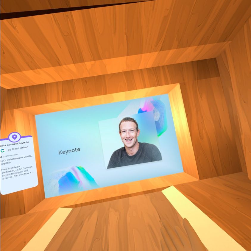Meta Horizon Worlds zuckerberg