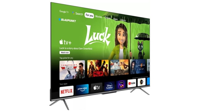 Reseña del televisor Blaupunkt 50QD7010 QLED Ángulo lateral