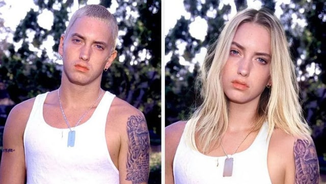 Alguien usó IA para generar imágenes de celebridades con cambio de género, y son hilarantes - Eminem