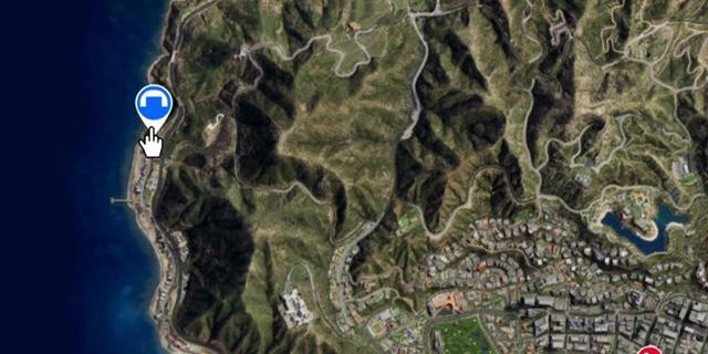 Chumash Bunker - Mapa de ubicación en GTA Online