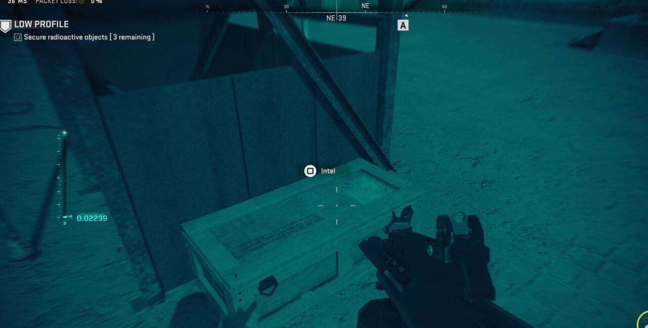 Intel 14 en la azotea directamente al norte de la isla