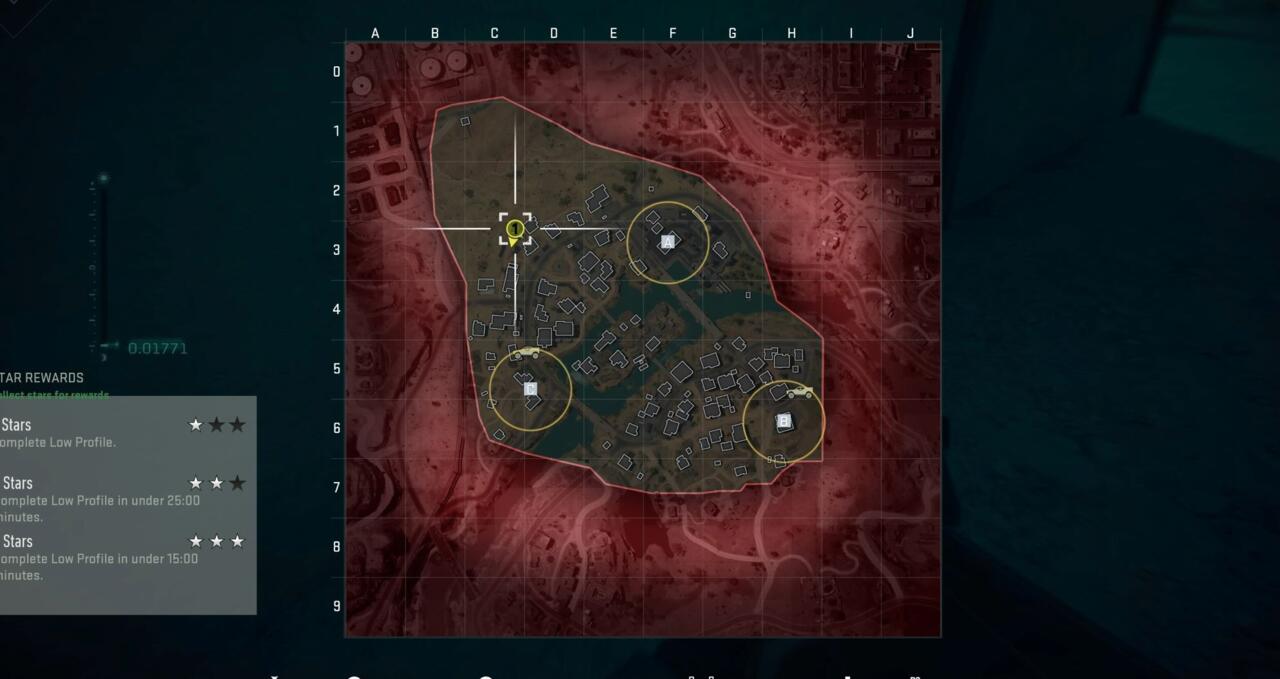 El ping amarillo marca la ubicación de Intel 19