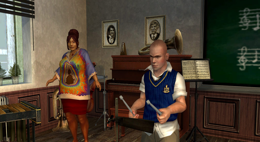 Una de las clases exclusivas de Bully: Scholarship Edition - Música