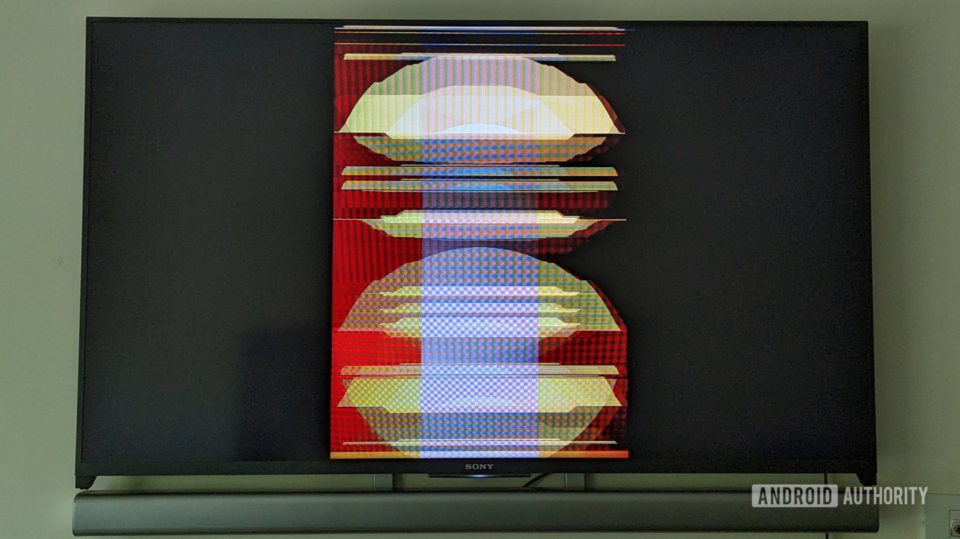 Pantalla de TV Android rota